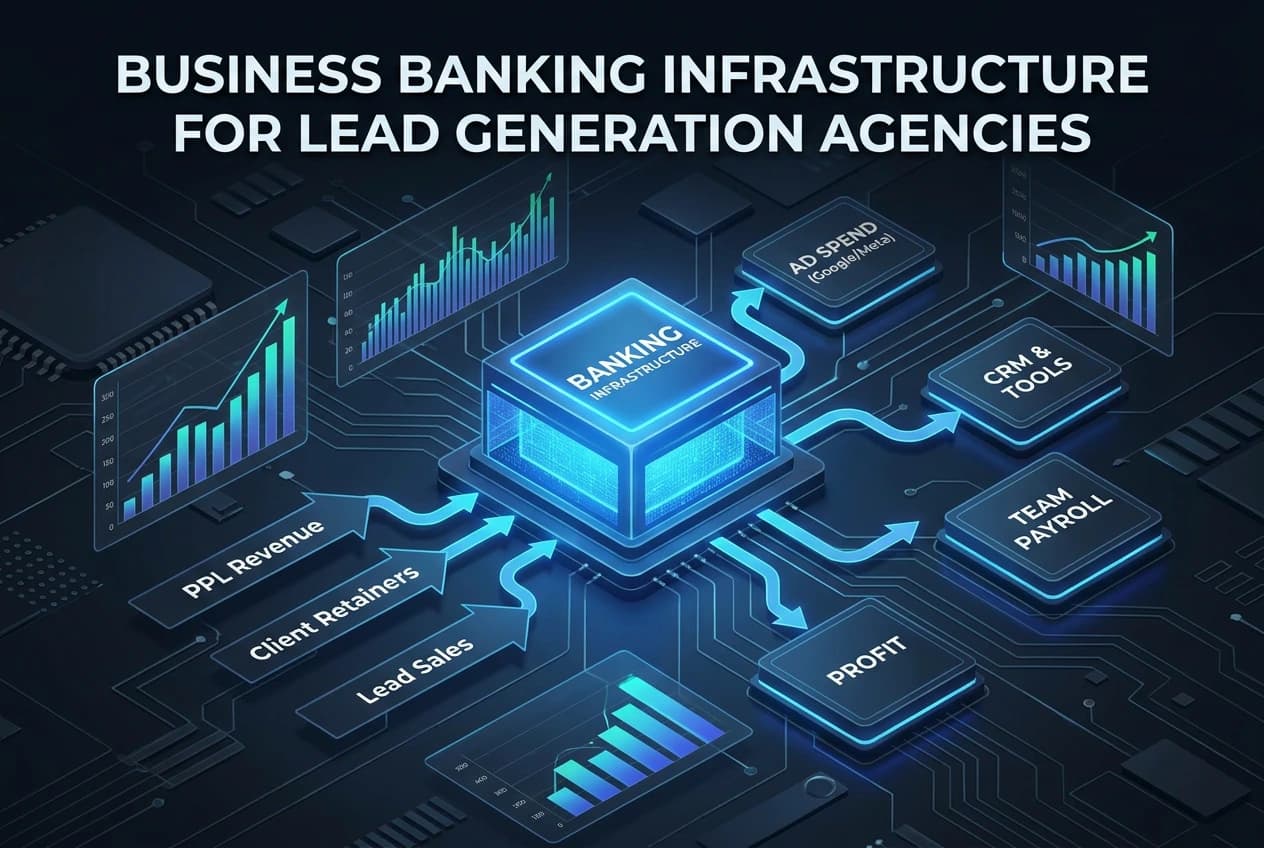 Business Banking Infrastructure for Lead Generation Agencies (Not Just a Bank)