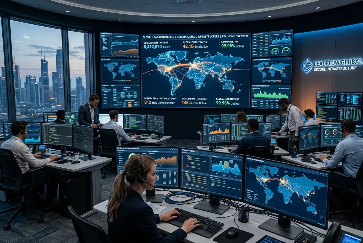 Domain Name and Professional Email Infrastructure for Global PPL / Lead Generation Agencies