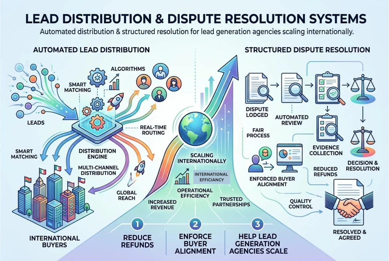 Lead Distribution and Dispute Resolution Systems