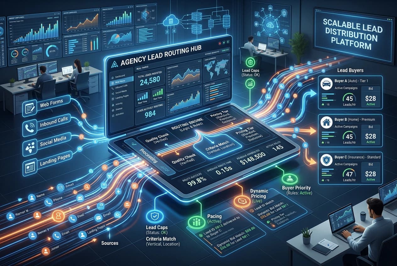 Lead Distribution & Routing Software for Lead Generation Agencies