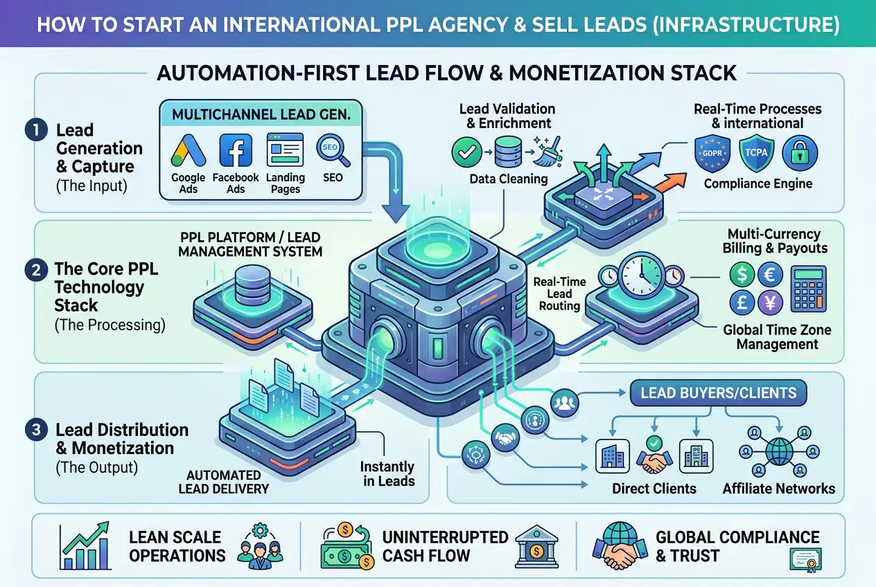 How to Start a Lead Generation Agency & Sell Leads Globally (Infrastructure)