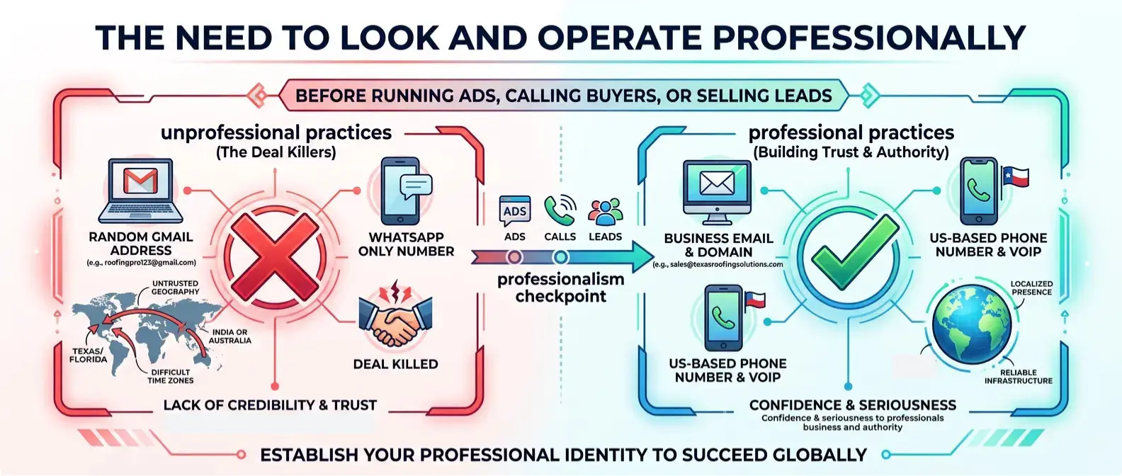 The Need to Look and Operate Professionally